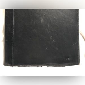 Levenger Black Leather Ambi-Flex Folio - letter size